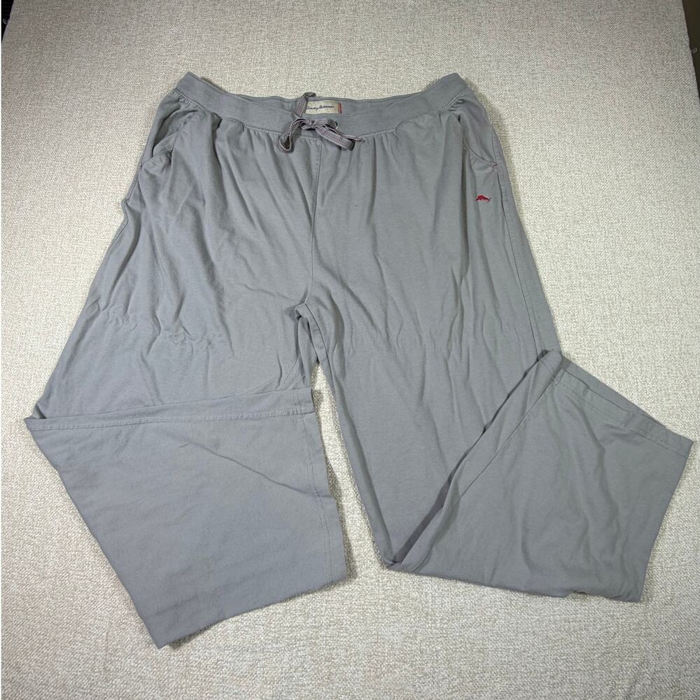 Tommy Bahama Men 2XL Gray Pajama Loungwear Comfort Lightweight Sleep Pants